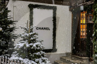 Chanel opens its first ephemeral chalet in Gstaad. Switzerland.