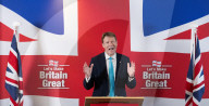 Reform UK Press Conference at The Conrad Hotel, London, UK.