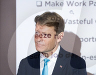 Reform UK Press Conference at The Conrad Hotel, London, UK.