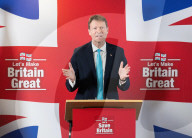 Reform UK Press Conference at The Conrad Hotel, London, UK.