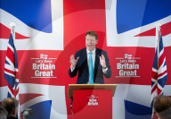 Reform UK Press Conference at The Conrad Hotel, London, UK.