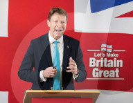 Reform UK Press Conference at The Conrad Hotel, London, UK.