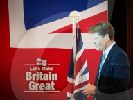 Reform UK Press Conference at The Conrad Hotel, London, UK.