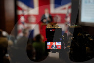 Reform UK Press Conference at The Conrad Hotel, London, UK.