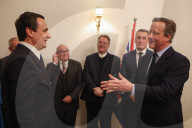 Foreign Secretary David Cameron visits Kosovo