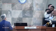 Judge attacked in court room