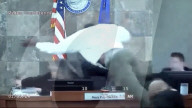 Judge attacked in court room