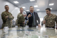 Foreign Secretary David Cameron visits Kosovo