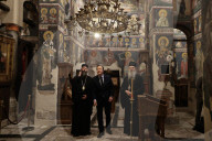 Foreign Secretary David Cameron visits Kosovo
