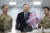 Foreign Secretary David Cameron visits Kosovo