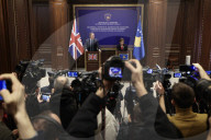 Foreign Secretary David Cameron visits Kosovo