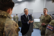 Foreign Secretary David Cameron visits Kosovo