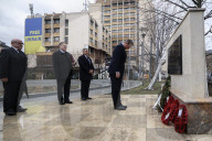 Foreign Secretary David Cameron visits Kosovo