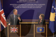 Foreign Secretary David Cameron visits Kosovo