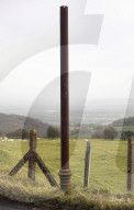 FEATURE - UK: Ein rostiger Laternenpfahl in Cinderford hat einen Tripadvisor Eintrag