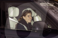 Excl - Princess Beatrice Arrives at Royal Lodge Windsor