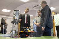 Jeremy Hunt UK Chancellor of the Exchequer visits an Openreach Training Centre 