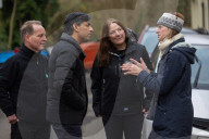 The Prime Minister Rishi Sunak visits flood affected areas in Oxford