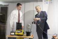 Jeremy Hunt UK Chancellor of the Exchequer visits an Openreach Training Centre 