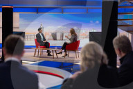 The Prime Minister Rishi Sunak appears on the Laura Kuenssberg Show
