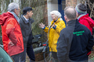 The Prime Minister Rishi Sunak visits flood affected areas in Oxford