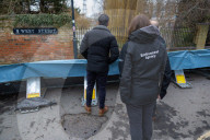 The Prime Minister Rishi Sunak visits flood affected areas in Oxford