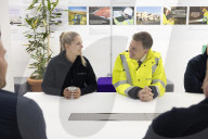 Jeremy Hunt UK Chancellor of the Exchequer visits an Openreach Training Centre 