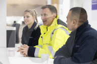 Jeremy Hunt UK Chancellor of the Exchequer visits an Openreach Training Centre 