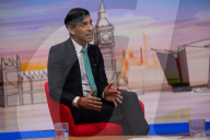 The Prime Minister Rishi Sunak appears on the Laura Kuenssberg Show