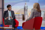 The Prime Minister Rishi Sunak appears on the Laura Kuenssberg Show