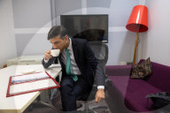The Prime Minister Rishi Sunak appears on the Laura Kuenssberg Show
