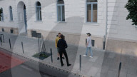 AI headset for guiding the blind 