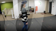 AI headset for guiding the blind 