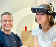 AI headset for guiding the blind 