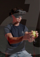 AI headset for guiding the blind 