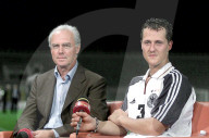 BENEFIT FOOTBALL GAME AT THE OLYMPIC      STADIUM OF ROME WITH MICHAEL SCHUMACHER.
