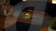 Spherical robot due to roll into homes as a helper