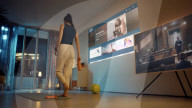 Spherical robot due to roll into homes as a helper