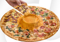 Volcano crater pizza 