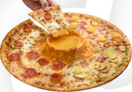 Volcano crater pizza 