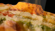 Volcano crater pizza 