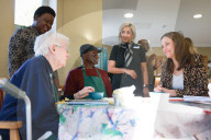 Health Minister Helen Whately visits Peartree Care Home
