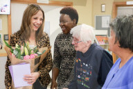 Health Minister Helen Whately visits Peartree Care Home