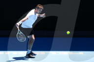 TENNIS - Australian Open 2024: Stan Wawrinka trainiert mit Carlos Alcaraz