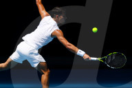 TENNIS - Australian Open 2024: Stan Wawrinka trainiert mit Carlos Alcaraz