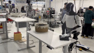 Elon Musk robot shows human like movement in folding a t-shirt
