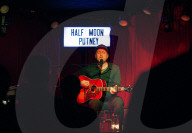 Alex Cornish performing live with his band at the Half Moon Putney, London, UK.