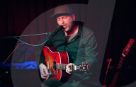 Alex Cornish performing live with his band at the Half Moon Putney, London, UK.