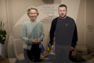 NEWS - World Economic Forum 2024: Der ukrainische Präsident Alexander Zelenskyj