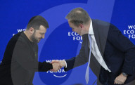 NEWS - World Economic Forum 2024: Der ukrainische Präsident Alexander Zelenskyj